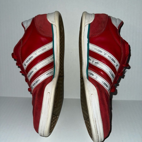 Adidas Liverpool sambas Red with White Accents - Picture 2 of 5